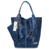 Kožené kabelka shopper bag Vittoria Gotti jeans B15